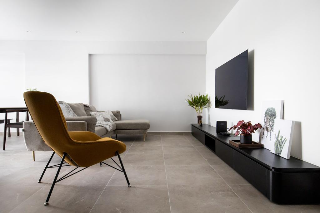 Minimalist, HDB, Living Room, Dover Crescent (Block 18), Interior Designer, Forefront Interior