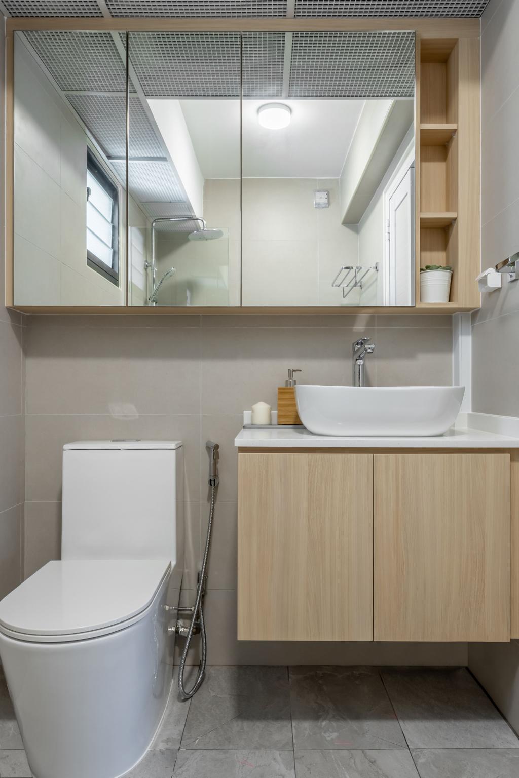 Modern, HDB, Bathroom, Choa Chu Kang Avenue 2, Interior Designer, Yang's Inspiration Design