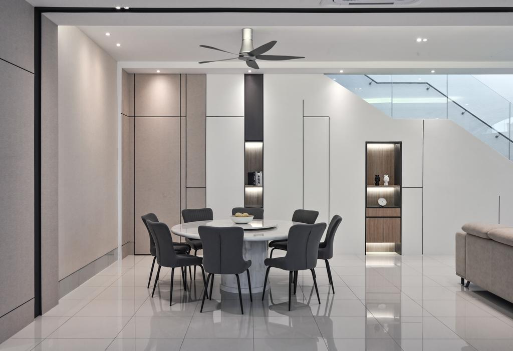 Modern, Landed, Dining Room, Bukit Suria 2, Selangor, Interior Designer, Interior+ Design Sdn. Bhd., Contemporary