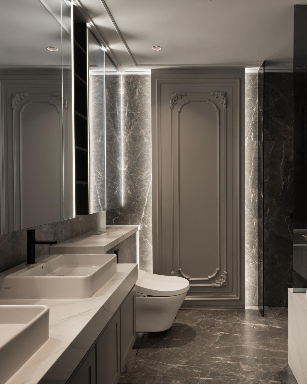 Modern, Condo, Bathroom, Aria Residence, Kuala Lumpur, Interior Designer, Interior+ Design Sdn. Bhd.