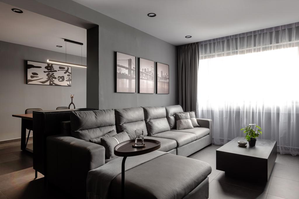 Modern, HDB, Living Room, Pasir Ris Drive 4, Interior Designer, Fifth Avenue Interior, Contemporary