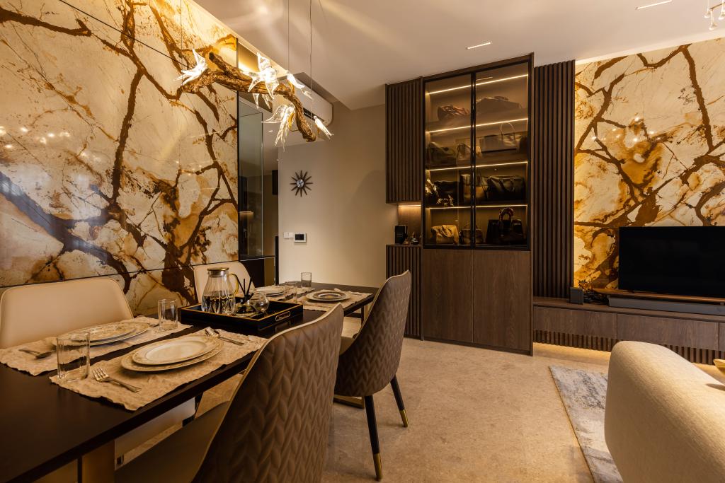 Condo, Dining Room, Royal Green, Interior Designer, Swiss Interior Design