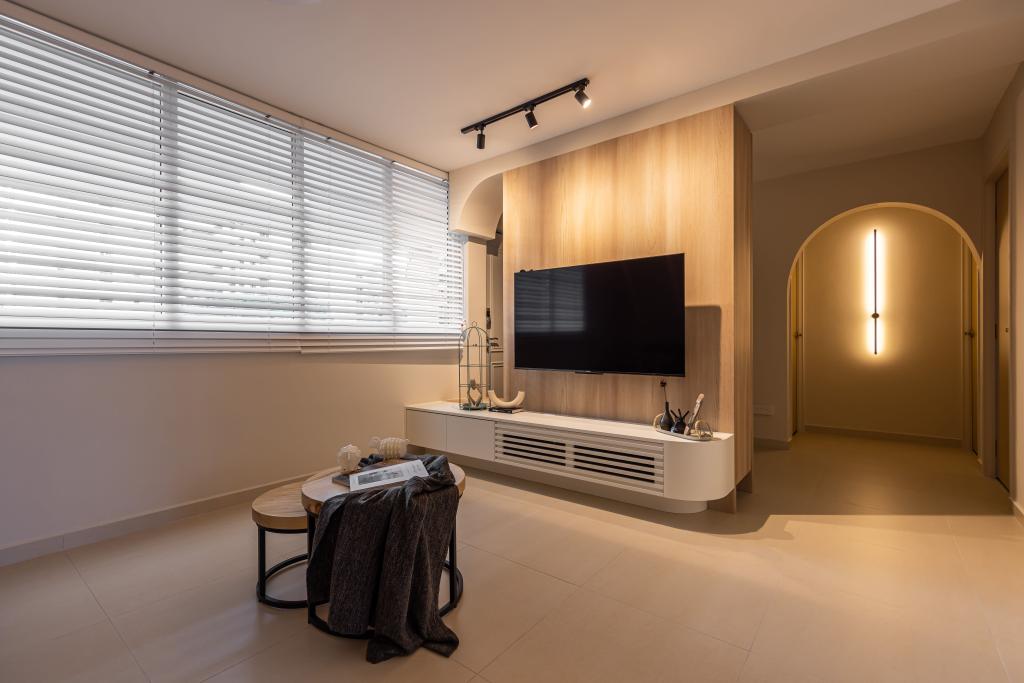 HDB, Living Room, Serangoon Central, Interior Designer, Swiss Interior Design