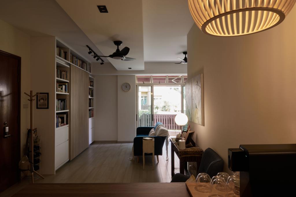 Scandinavian, Condo, Living Room, Seletar Spring, Interior Designer, ARK-hitecture