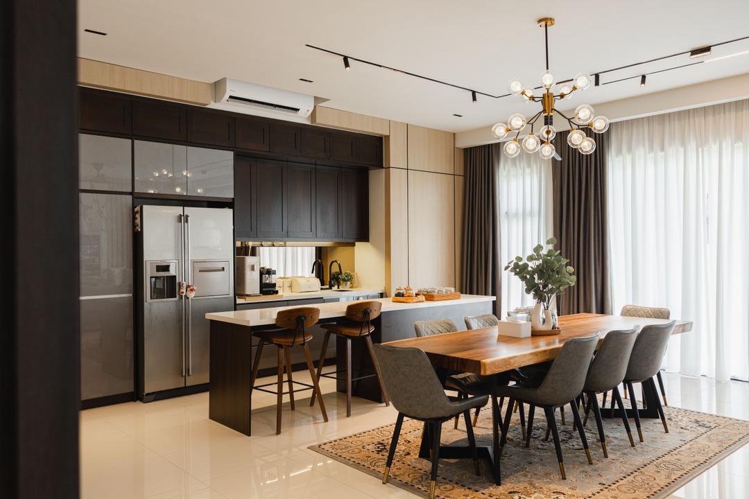 Tropicana Aman Dalia Residences, Selangor, The Flying Home, Modern, Dining Room, Landed, Kitchen
