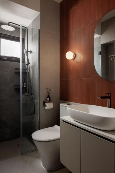 Clementi, The Local INN.terior 新家室, Scandinavian, Bathroom, HDB, Bathroom Cabinets, Vanity