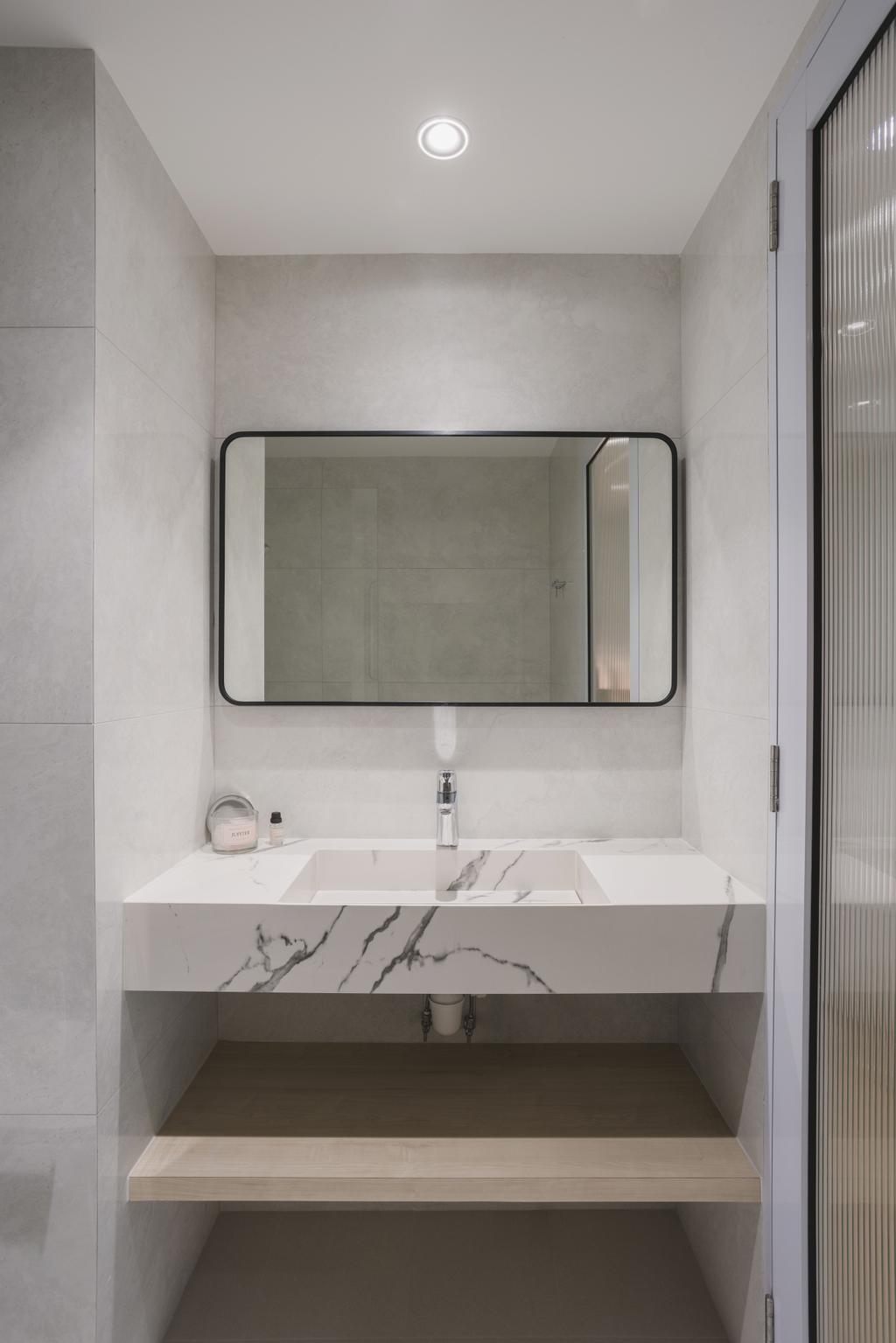 Scandinavian, HDB, Bathroom, Pinnacle＠Duxton, Interior Designer, ChengYi Interior Design
