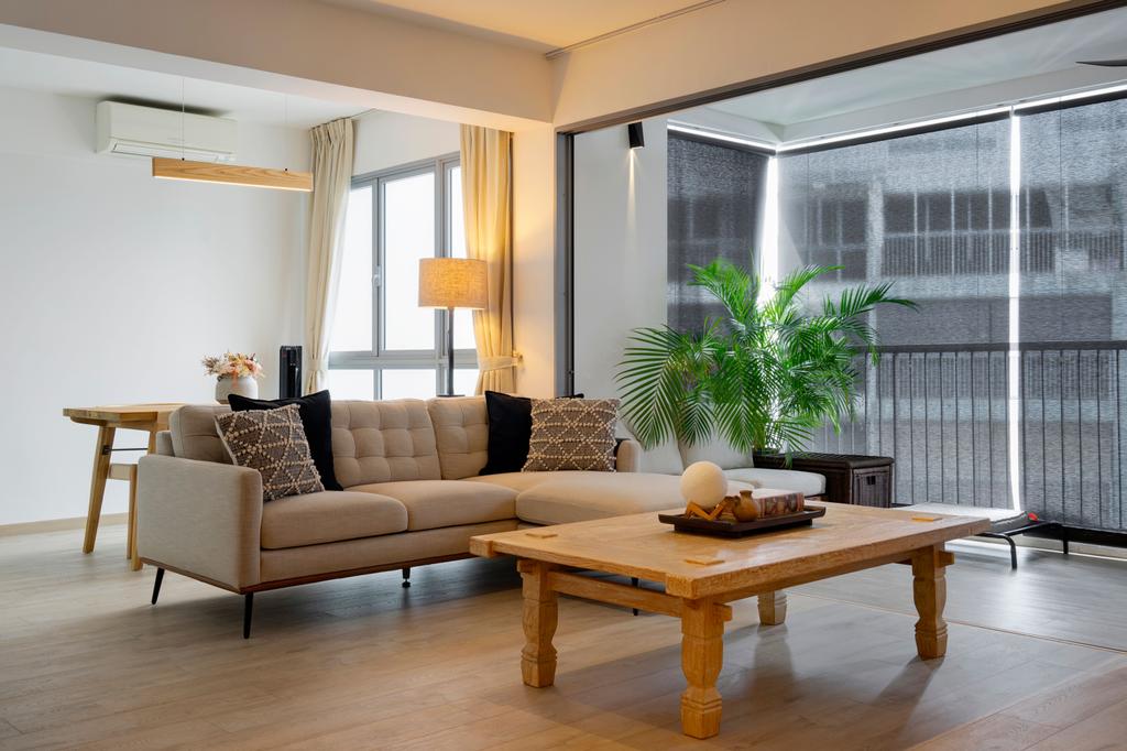 Modern, HDB, Living Room, Pasir Ris, Interior Designer, Great Oasis Interior Design