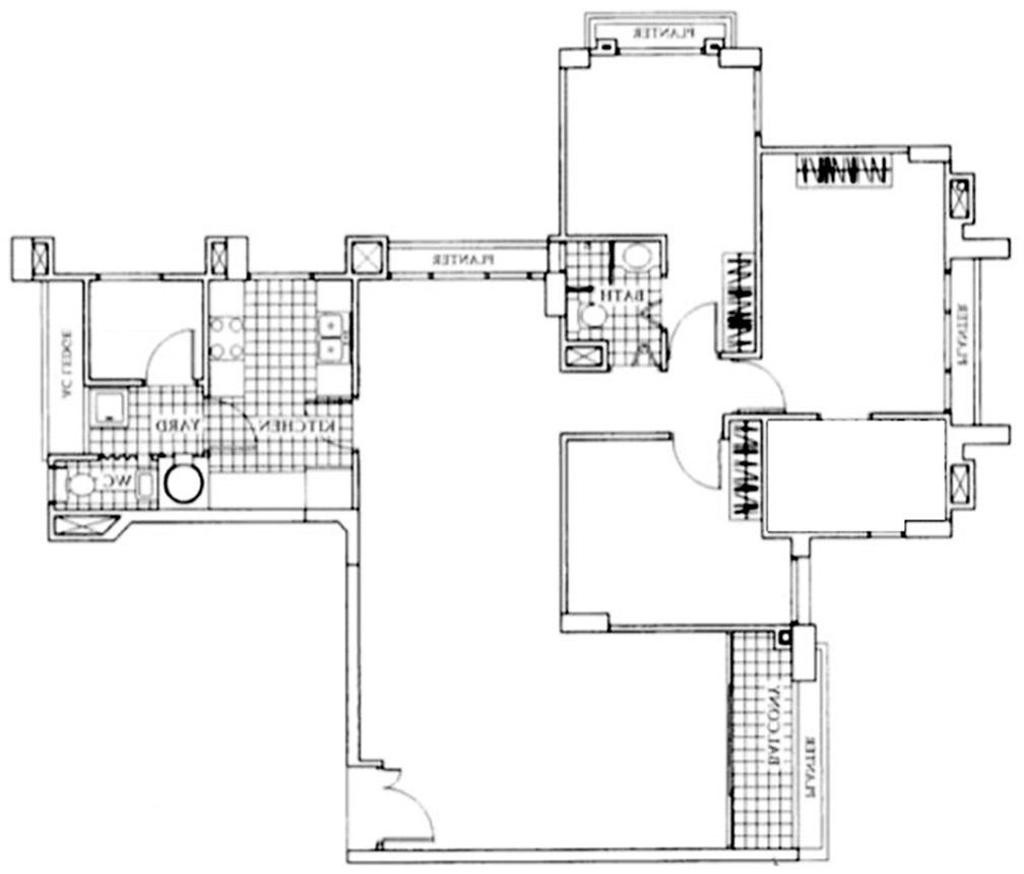 Modern, Condo, Aquarius By The Park, Interior Designer, 360 Interior, 3 Bedder Condo, Original Floorplan