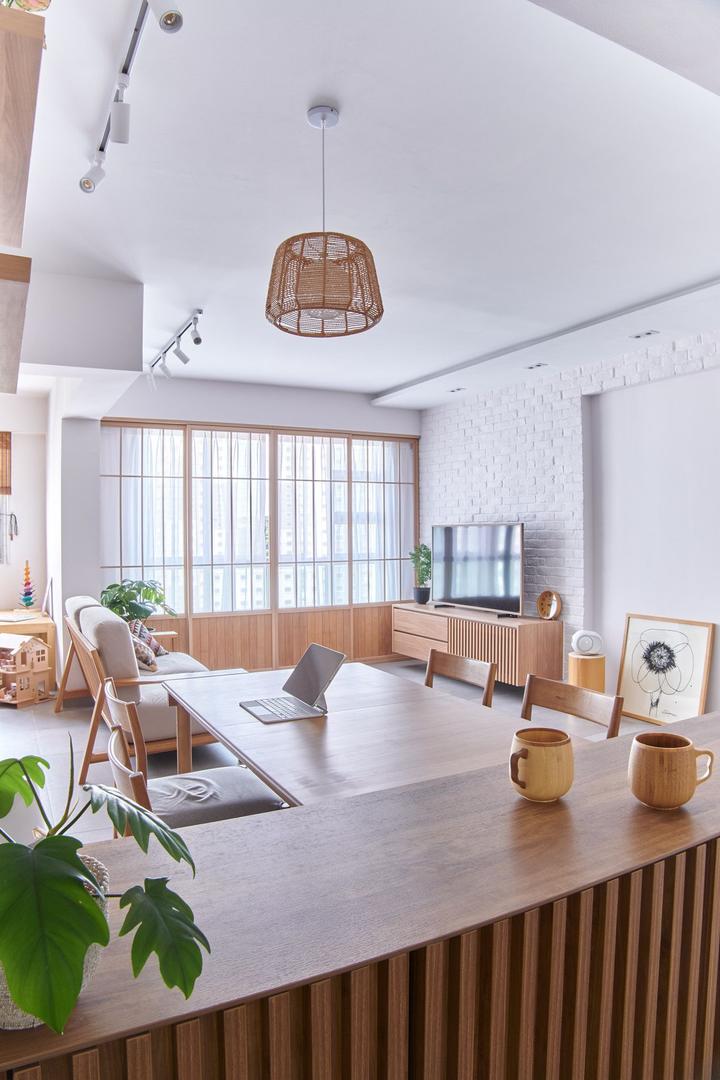 HDB Japanese style living room ideas
