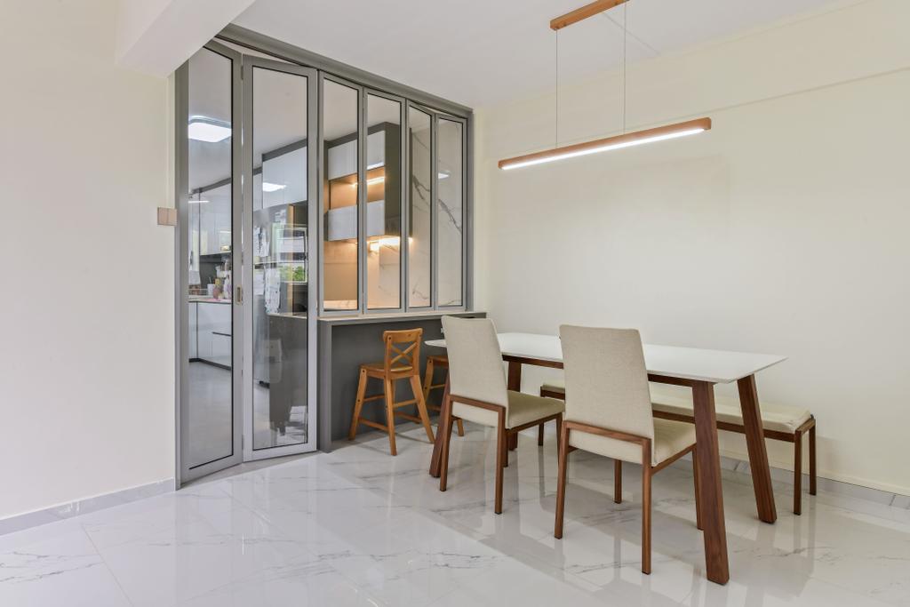 Modern, HDB, Dining Room, Tampines Street 42, Interior Designer, The I.D Project