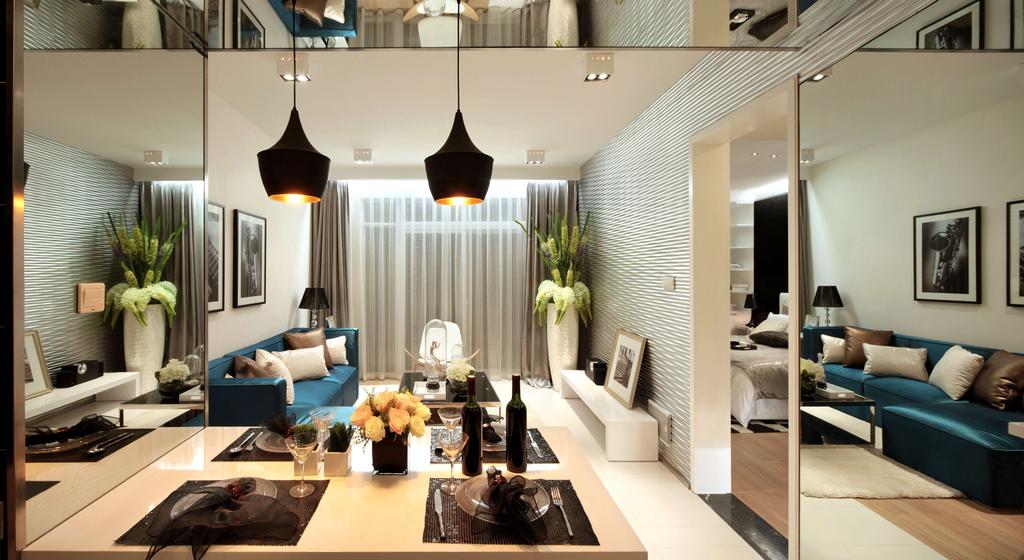 Modern, Condo, Living Room, Flora Drive, Interior Designer, Makor Design Concepts