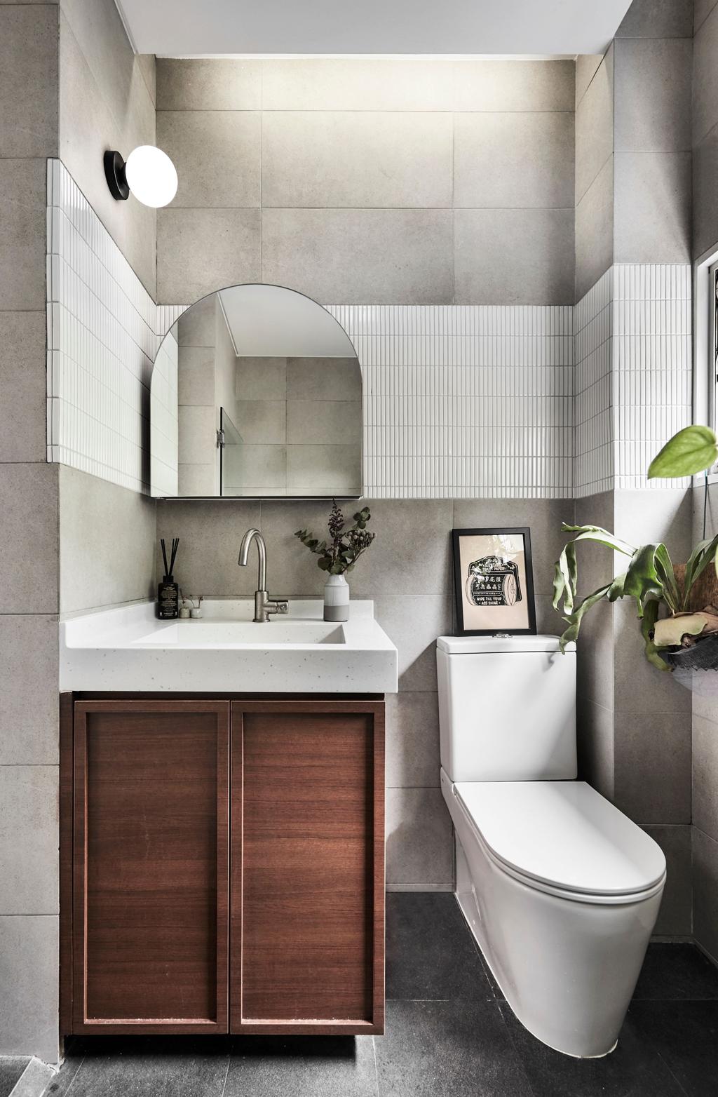 Scandinavian, HDB, Bathroom, Joo Chiat Place, Interior Designer, Blend by Imc