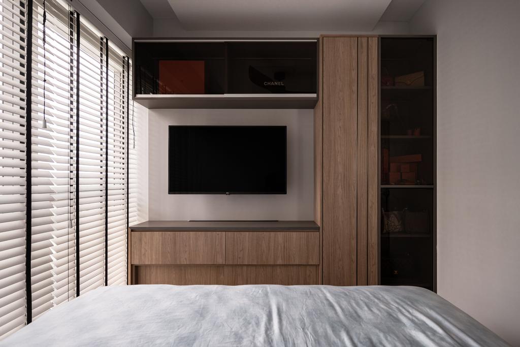 Contemporary, Condo, Bedroom, The Santorini, Interior Designer, A Blue Cube Design (ABCD)