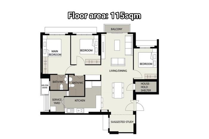 5-room bto layout