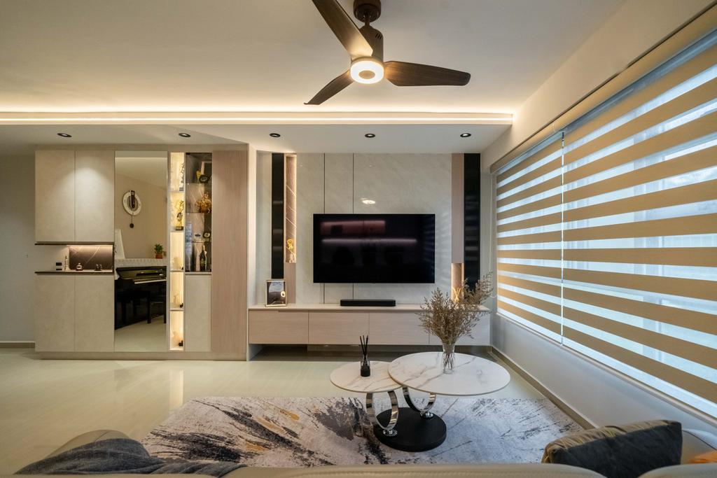 Modern, HDB, Living Room, Clementi Ridges, Interior Designer, Design 4 Space