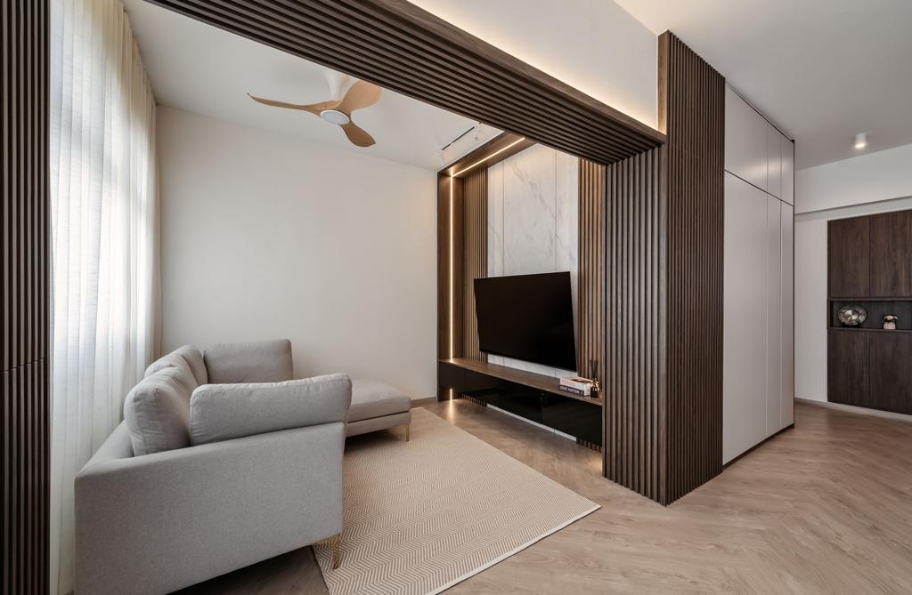 Contemporary, HDB, Living Room, Keat Hong Close, Interior Designer, Weiken.com