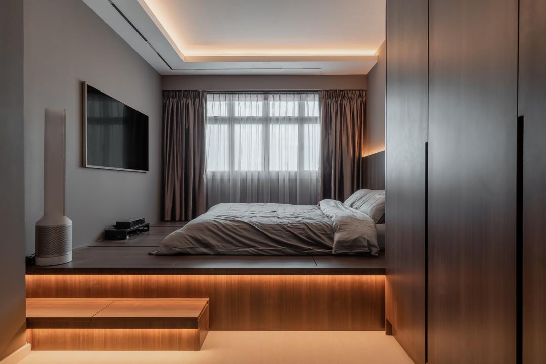 Senja Close, Yang's Inspiration Design, Modern, Bedroom, HDB, Platform Bed