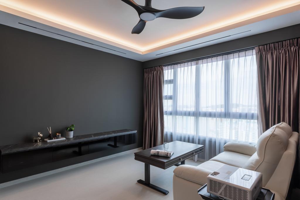 Modern, HDB, Living Room, Senja Close, Interior Designer, Yang's Inspiration Design