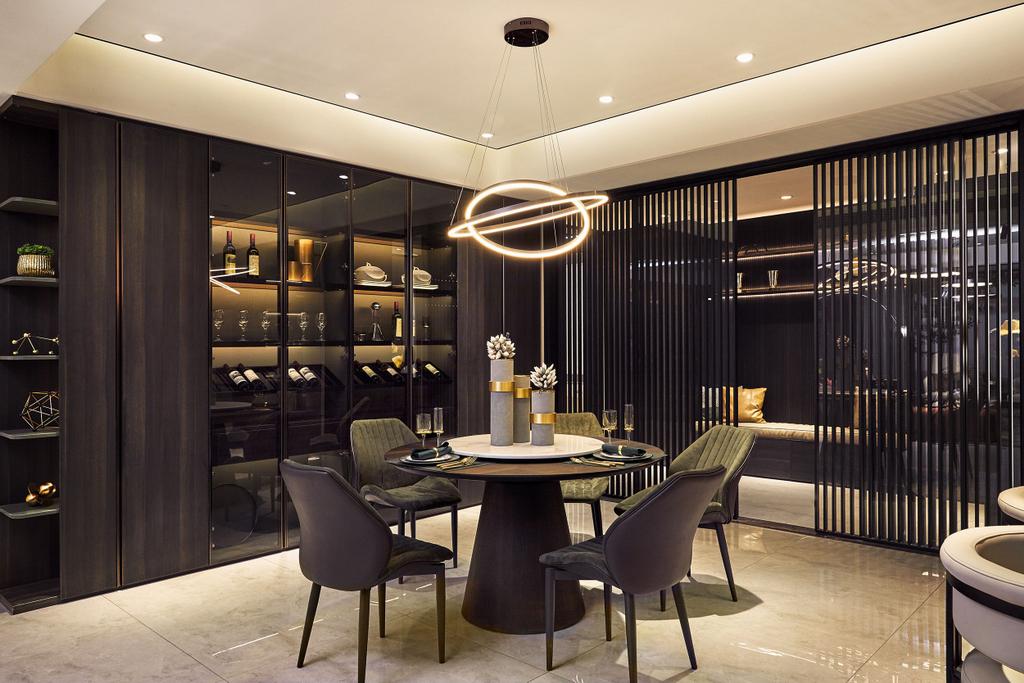 Contemporary, Condo, Dining Room, Bukit Batok, Interior Designer, SPHOMES