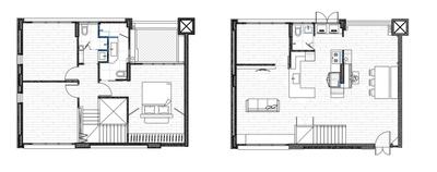 Pasir Ris Street 12, MET Interior, Modern, HDB, Final Floorplan, Space Planning, Maisonette Floorplan