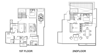 Cardiff Residence, D'Phenomenal, Modern, Condo, Penthouse Floorplan, Space Planning, Final Floorplan