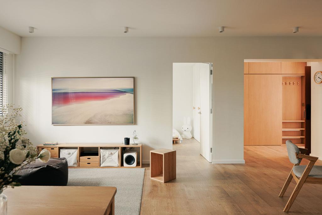Modern, HDB, Living Room, Alkaff Crescent, Interior Designer, The Local INN.terior 新家室, Muji