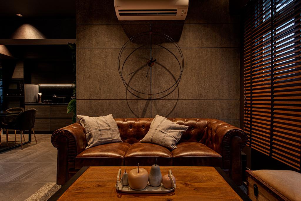 HDB, Living Room, Yishun Street 42, Interior Designer, J-Style Concept