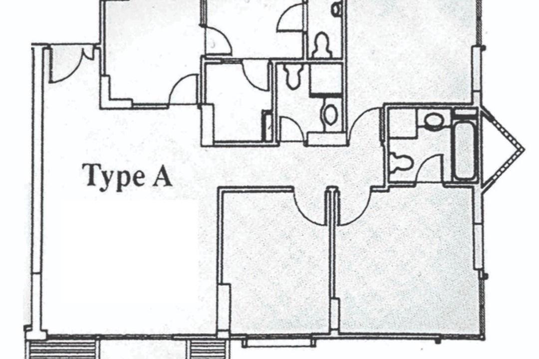 Dover Parkview, Cozy Ideas, Modern, Condo, Original Floorplan, 3 Bedder Condo Floorplan