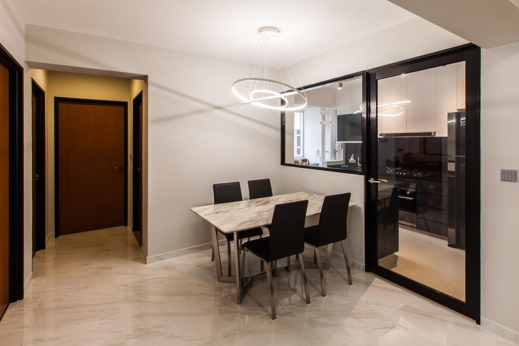 Modern, HDB, Dining Room, Sumang Lane, Interior Designer, InsideLookz Design, Contemporary
