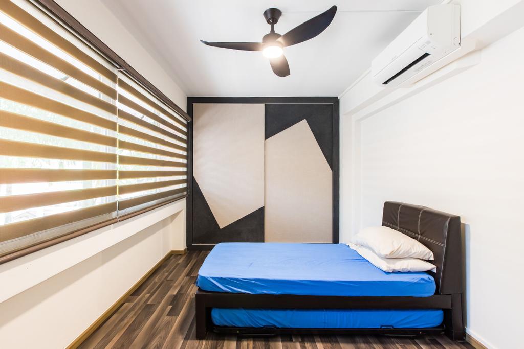 Industrial, HDB, Bedroom, Pasir Ris Street 71, Interior Designer, InsideLookz Design