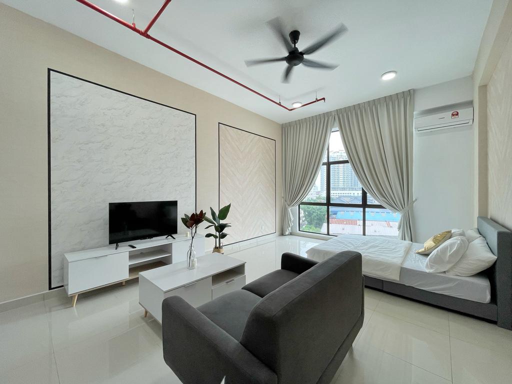 Modern, Condo, Living Room, Boulevard 51, Selangor, Interior Designer, NS Home Planner, Minimalist