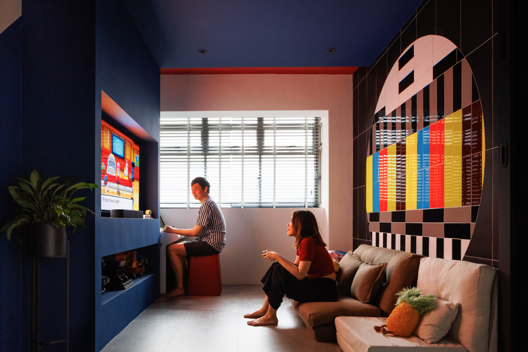 Couple's Arcade-Inspired 4-Room Flat in Queenstown is One of a Kind