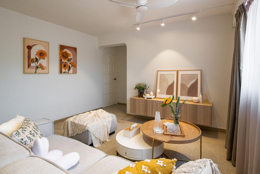 Scandinavian, HDB, Living Room, Tampines Street 41, Interior Designer, Mr Shopper Studio, Modern
