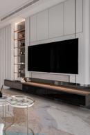 3-bedroom condo TV feature design