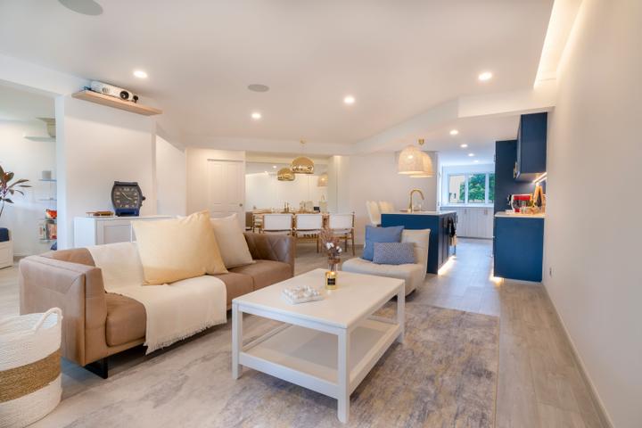 HDB coastal style living room ideas