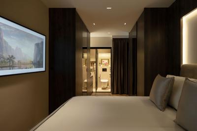 Ang Mo Kio Avenue 10, Great Oasis Interior Design, Eclectic, Bedroom, HDB, Open Bathroom