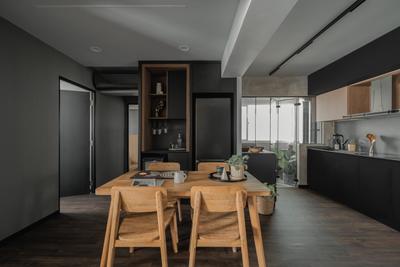Lorong Limau, ARK-hitecture, Modern, Contemporary, Dining Room, HDB, Dry Kitchen, Pantry