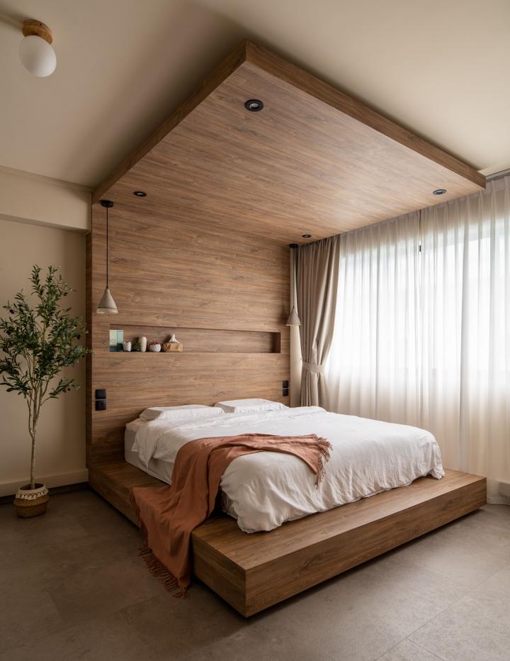 HDB resort style bedroom ideas