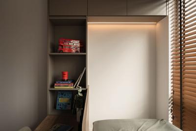 Jadescape, Ovon Design, Modern, Scandinavian, Bedroom, Condo, Recessed Shelf