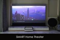 Samsung Premier Projector & Screen w Cabinet 1