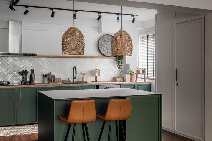 HDB resort style kitchen design