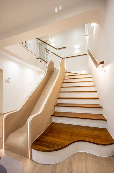 HDB maisonette staircase design