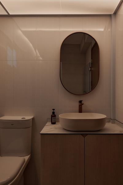 Ubi Grove, ELPIS Interior Design, Modern, Bathroom, HDB, Bathroom Cabinet