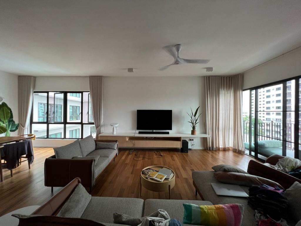 Minimalist, Condo, Living Room, Residensi 22 Mont Kiara, Kuala Lumpur, Interior Designer, Hock Fatt Interior Renovation, Modern, Contemporary, Scandinavian, Apartment