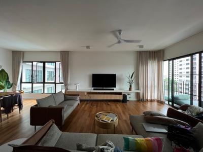Residensi 22 Mont Kiara, Kuala Lumpur, Hock Fatt Interior Renovation, Minimalist, Modern, Contemporary, Scandinavian, Living Room, Condo, Apartment