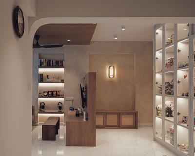 Dakota Breeze, Loft.9 Design Studio 九阁设计, , Living Room, , Feature Wall, Corridor, Arch