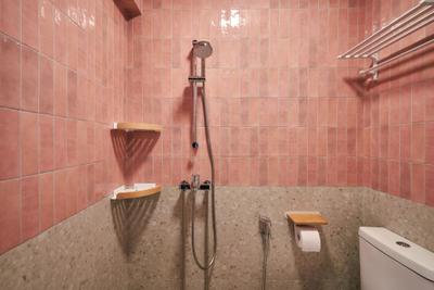 McNair Road, MET Interior, Scandinavian, Bathroom, HDB, Pink