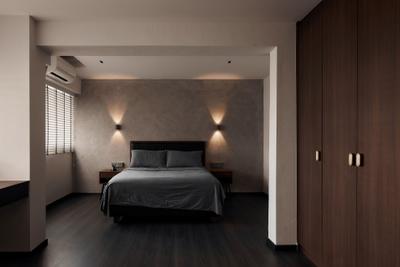 Yishun Street 61, ELPIS Interior Design, Modern, Bedroom, HDB, Scandinavian, Walk In Wardrobe
