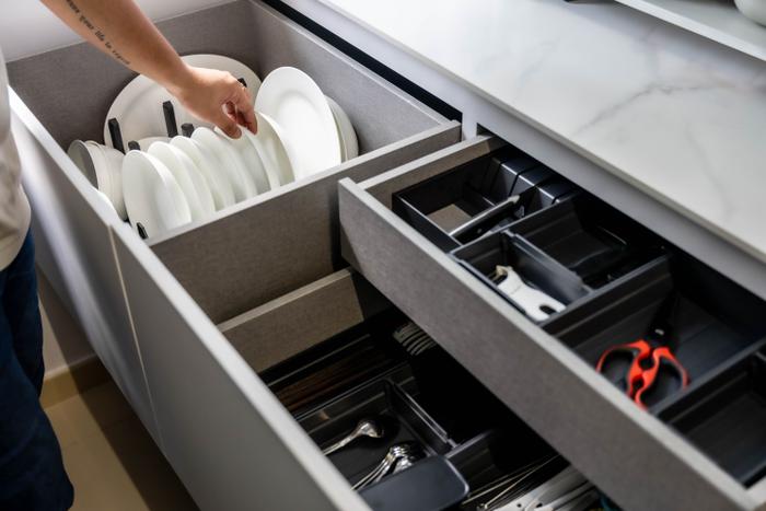 Clever kitchen storage solutions